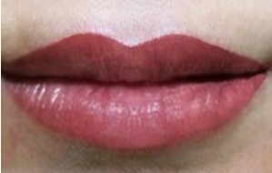 Permanent Makeup Lips Color, Liner - Cupids Bow Tattooed Fuller Lips